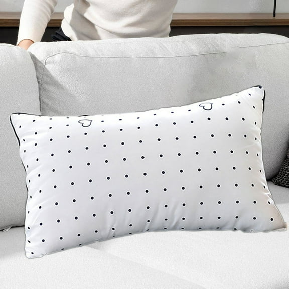 Summer Savings! PRETXORVE Pillow, Cotton Down Pillow Singles Cervical Care Bedding Pillow