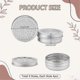 thumbnail image 2 of 12pcs Aluminium Tins 3 Style Round Container 2 Ounce Empty Tins with Hollow Lids Refillable Spice Containers, 2 of 5