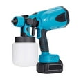 thumbnail image 1 of Brush Motor Rechargeable Electric Spray Gun Paint Sprayer Furniture Steel Coating Airbrush Compatible For 18V Battery ,Precision Control, 1 of 5