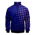 thumbnail image 2 of Chaqueta con estampado 3D de lunares de colores para hombre, abrigo de manga larga con estampado de moda pop, chaquetas de calle de gran tamaño para primavera y otoño, chaquetas con cremallera, 2 of 5