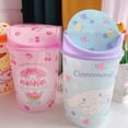 thumbnail image 3 of Papelera Kawaii Sanrio con forma de Cinnamoroll, bonita, para baño, dormitorio, sala de estar, regalo de cumpleaños y vacaciones, 3 of 5