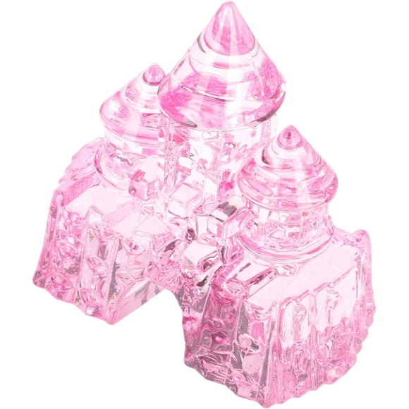 Alasum 2pcs Crystal Castle Acrylic Castle Gift Castle 3D Crystal Toy Castle Toy Castle Doll House Model Castle Bedroom Desktop Clear Castle Dolls Castle Kid Toy Slingshot Toddler Princess