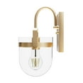 thumbnail image 4 of Hunter - Karloff 1-light Alturas Gold, Medium Size Sconce Light, Dimmable, Casual Style, for Bedrooms, Kitchens, Dining, Living Rooms - 19843, 4 of 6