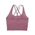 thumbnail image 5 of SAYFUT Women Girls Removable Paddeds Sport Bras Spaghetti Strap Yoga Bras for Gym Running Workout Fitness Bra Crop Tops Seamless Stretch Bra, 5 of 8