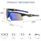 thumbnail image 3 of Gafas de Sol Deportivas Unisex, Lentes Irrompibles PC, Protección UV400, Diseño Aerodinámico, Ultraligeras 35g, Running, Ciclismo, 3 of 6