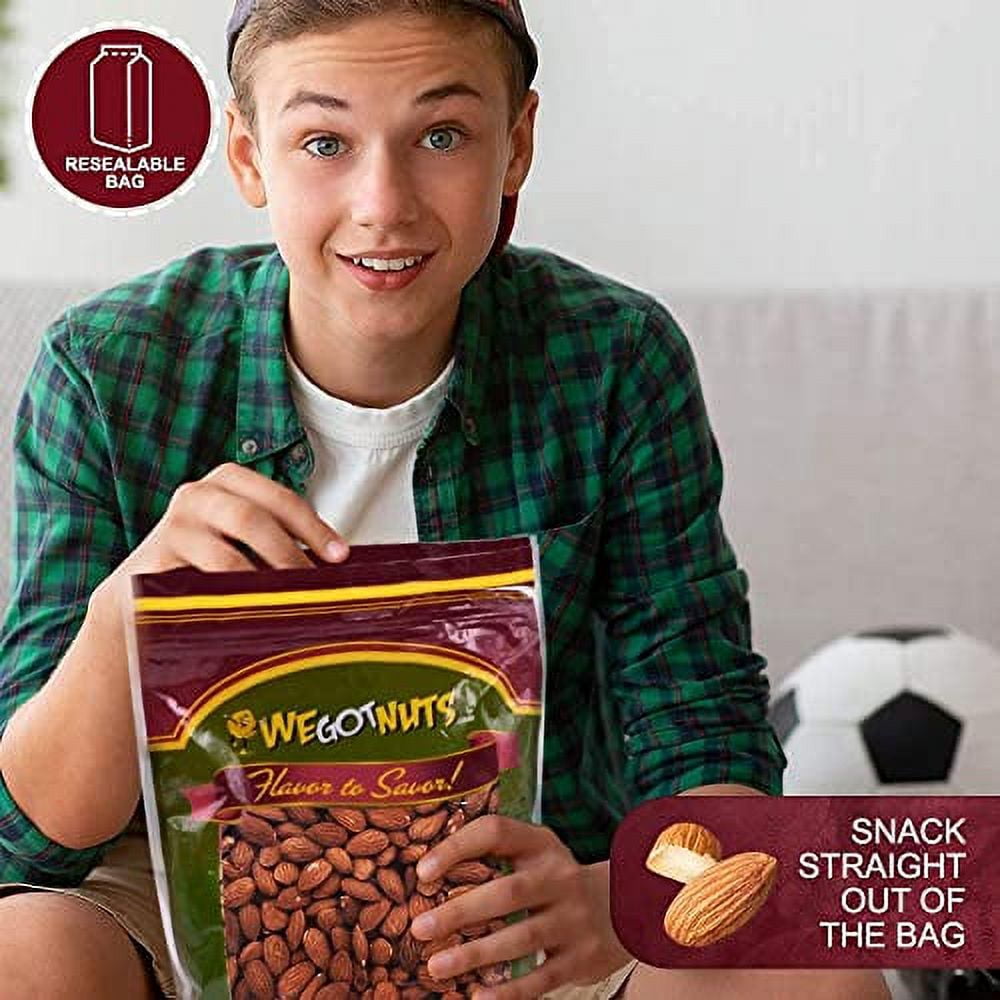 Roasted Unsalted Almonds 4 Lb Bag