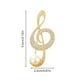 thumbnail image 5 of Guardurnaity Broche de nota musical de cobre, cristal portátil, peroné de moda, brillante, respetuoso con el medio ambiente, resistente al agua, Ropa, zapatos y accesorios Miscelánea, 5 of 6