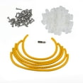 thumbnail image 1 of fastboy 50PCS/Set 5/16 inch Rope Light R-Style Mounting Clips Electrical Grip Wire Clips Stainless Screws Wire Management, 1 of 7
