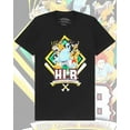 thumbnail image 3 of My Hero Academia Women's Hero League Baseball Graphic Print Short Sleeve T-Shirt, 3 of 5