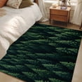 thumbnail image 4 of Green Forest Runner Rug 2.7x5 FT, Non Slip Entryway Carpet, Modern Pine Trees Mysterious Art Washable Soft Floor Carpet Entrance Mat Non-Shedding Throw Rug for Hallway Laundry Room Bedside, 4 of 9