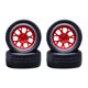 thumbnail image 1 of 4x piezas de repuesto, llantas hexagonales, repuestos, neumáticos de goma 1/64, neumáticos planos y ruedas para DIY Accs RC Hobby, coches, vehículos, rojo Sunnimix Run Flat Neumáticos Rueda Llanta, 1 of 7