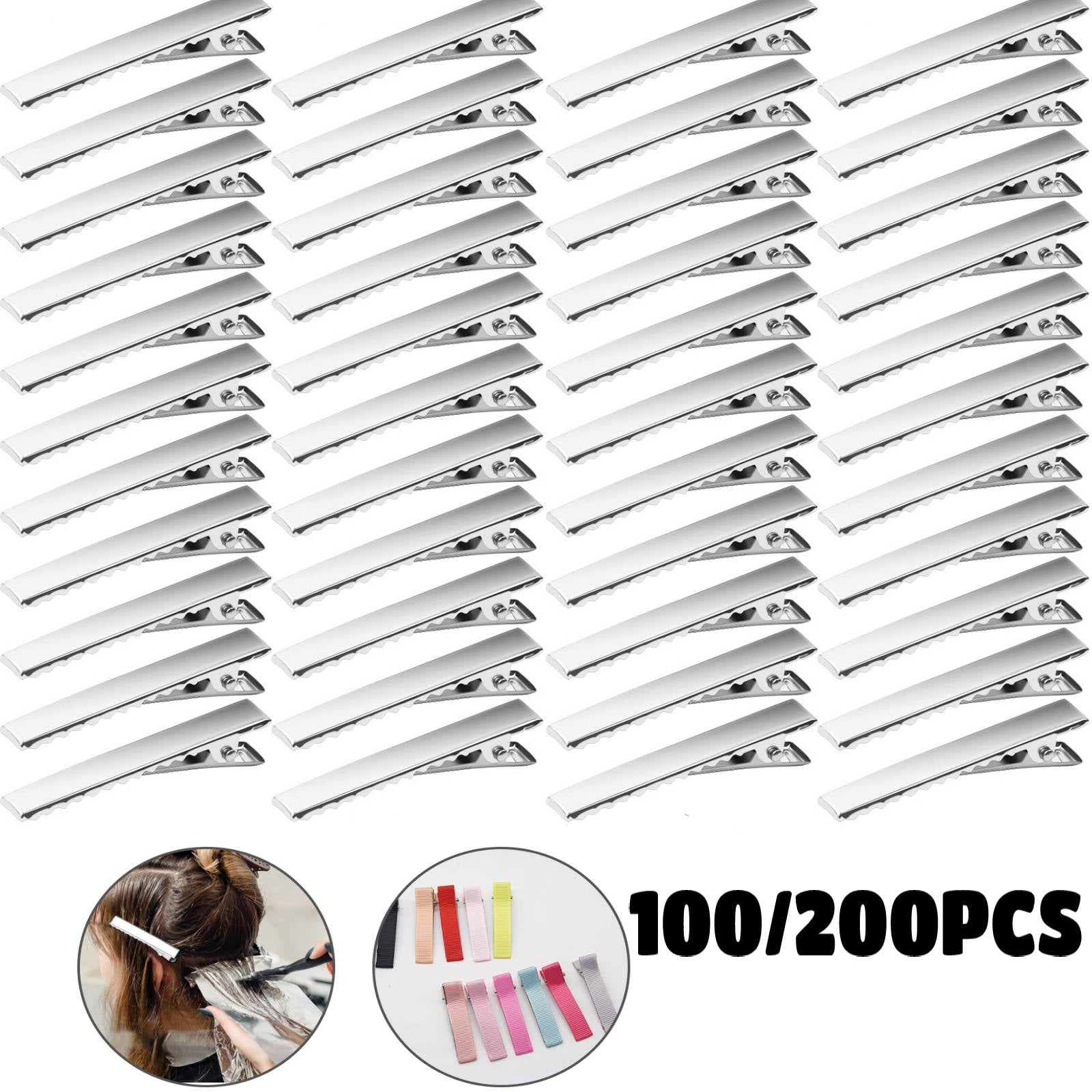 10pcs Single Prong Alligator Clips With Teeth Aligator Stainless Steel Clip Test 