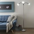 thumbnail image 4 of 3 Head LED Floor Lamp with Adjustable Arms by Lavish Home, 4 of 4