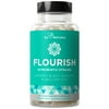Flourish Probiotics Women & Men - Gut & Digestive Health, Urinary Tract, Prenatal & Pregnancy - 18 Potent Strains, 14 Billion CFU, Lactobacillus, Saccharomyces, Prebiotic - 30 Vegetarian Capsules