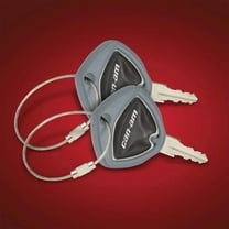 Big Bike Parts (41-182E) Grey Can-Am Spyder Key Covers