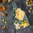 thumbnail image 5 of Futuristic Cutting Board, Sci-Fi Corridor Inside Space Station Ship Laboratory Technology Fiction Picture Art, Tempered Glass Cutting and Serving Board, Wine Bottle Shape, Green, by Ambesonne, 5 of 5