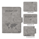 thumbnail image 2 of Porta Pasaporte Funda Protectora Espacio Para Visa Rfid Viaje Gris, 2 of 3