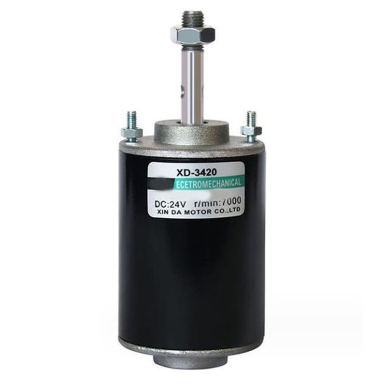 12V/24V 30W Permanent Magnet DC Motor – High Speed 3500/7000 RPM, Low Noise, CW/CCW, Copper Windings – For DIY Generator, Grinder, Cotton Candy Machine & More