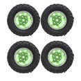 thumbnail image 1 of Ruedas y neumáticos RC, 4 ruedas de coche RC Ruedas y neumáticos RC para coche Jimny Juego de cubos de rueda de coche RC Artesanía excepcional, 1 of 8