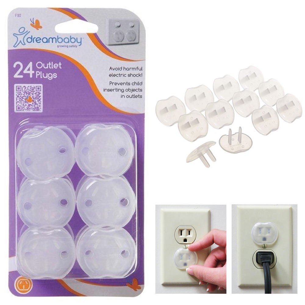 24 Pc Dreambaby Outlet Plugs Home Safety Child Baby Proof Protection