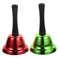 thumbnail image 4 of SWETRACE 2Pcs Plastic and Metal Hand Bells for Office Use with Dinner Bell Function 11.8x3x3in, 4 of 8