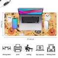 thumbnail image 5 of Long Mouse Pads for Desk,Cute Halloween Elements Pattern Desk Mats on Top Of Desks, Desk Mouse Pad Extra Large with 3mm Non-Slip Base and Stitched Edge for Gaming,Office,Work,Home 35.4"x15.7", 5 of 6
