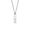 Silver Letter B, variant on Initial Necklace for Men A-Z Pendant Stainless Steel Square Dainty Personalized Statement Alphabet Chain Simple Cool Letter Jewelry Silver Letter A