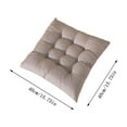 thumbnail image 3 of LACKUST Seat Cushion,Home Kitchen Office Patio Outdoor Chair Cushions,Bench Cushions for Outdoor Furniture,Gray, 3 of 3