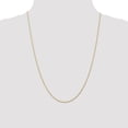 thumbnail image 5 of Auriga Fine Jewelry 14K Yellow Gold 1.15mm Cable Rope Chain Necklace 24inch for Women, 5 of 6