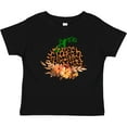 thumbnail image 3 of Inktastic Cheetah Print Pretty Pumpkin with Fall Leaves Boys or Girls Baby T-Shirt, 3 of 5