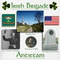 thumbnail image 3 of CafePress - Irish Brigade At Antietam Women's Light Pajamas - Women's Short Sleeve Print T-Shirt and Pants Light Cotton Pajama Set, 3 of 7