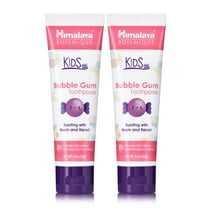 Himalaya Botanique Kids Toothpaste with Xylitol, Bubble Gum Flavor, 4 oz, 2 Pack
