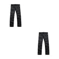 thumbnail image 2 of Pantalones de verano 2 en 1 Sonducket para hombre con bolsillos laterales Negro METRO, 2 of 6