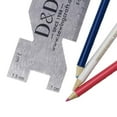 thumbnail image 4 of Sewing Chalk Pencils Marking On Fabric Leather Dressmarking Quilting Ruler Patch, 4 of 7