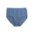 thumbnail image 4 of Fruit of the Loom Women's 10 Pack Cotton Brief Plus Size Panties (Assorted,12), 4 of 6