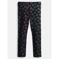 thumbnail image 2 of Wonder Nation Girls Kid Tough Leggings, 3 Pack, Sizes 4-18 & Plus, 2 of 3