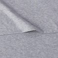 thumbnail image 4 of Amazon Basics Juego de s&aacute;banas, 3 piezas, tela de punto 100% algod&oacute;n, suaves, incluye encimera, bajera, funda de almohada, individual, gris claro, liso, 4 of 5
