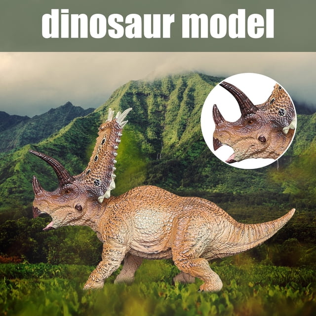 Niño regalo dinosaurio modelo sólido pintado a mano figura conmemorativa Wmkox8yii HAHFKSH135
