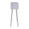 thumbnail image 3 of Furniture of America Keller Modern Wood 2-Shelf Console Table in White, 3 of 5