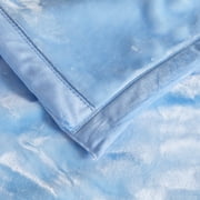 DBOZE King Size Fleece Blanket (85x95) – 12lbs Heavyweight, 2-Ply Thick Korean Mink, Ultra Soft & Silky Warm Winter Blanket – Blue