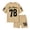 R7 Khaki, variant on Ruiwill Big Girls Outfit Set Size 9-10 Years Letter Print Short Sleeve Crewneck Tops With Shorts Set Summer School Casual Soft Girls Outfit Black