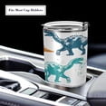 thumbnail image 5 of SKYSONIC Doodle Colourful Dinosaur Pattern 20 oz Stainless Steel Insulated Mug, Double Vacuum Insulated Travel Mug with Lid and Straw, 5 of 7