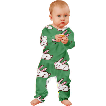 

Easter Outfit Baby Girl-Girls Unisex Pajamas Sleeper Pjs Easterr Bunny Egg Carrot Kawaii Pajamas Baby Size 50