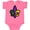 Hot Pink, variant on Inktastic Fleur De Lis Mardi Gras Holiday Boys or Girls Baby Bodysuit