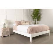Bed Frame White King Universal Platform Bed