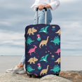 thumbnail image 4 of Uemuo Cartoon Dinosaur Printed Washable Luggage Cover - Fashion Suitcase Protector Fits 18-32 Inch Luggage -Medium, 4 of 9