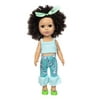 13.78in Lifelike American Girl Doll 8 Styles, Girls with Curly Explosive Hair Vinyl Realistic Doll Christmas New Year Festival Gift for Toddlers Kids