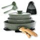 thumbnail image 1 of Juego de utensilios de cocina Kitchen Academy con mango extraíble, 10 piezas, 1 of 7