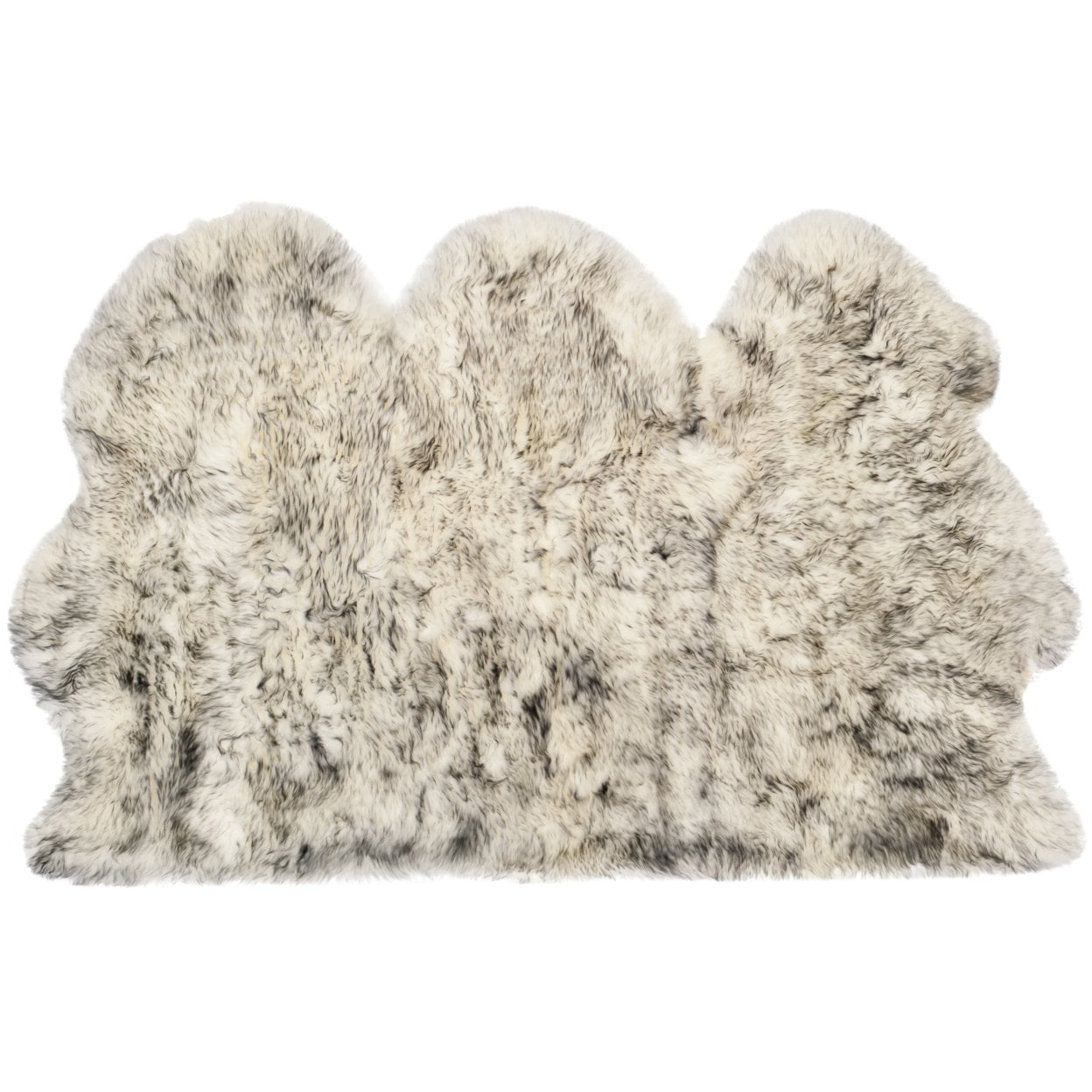 SAFAVIEH Sheep Skin SHS121E Ivory / Smoke Grey Rug