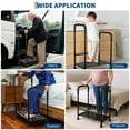thumbnail image 4 of EDTara 200kg Capacity Dual Step Stool Ladder, Heavy Duty Foot Stool for Bedside, Kitchen, Bathtub, Car, and Rv, 4 of 8